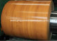 アルミ合金3105 H24 木造パターン PPAL カラーコーティング アルミコイル 屋根と壁のためのプリペイント アルミ