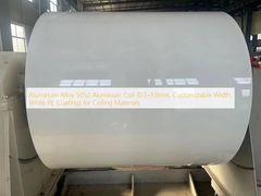 天井材用アルミ合金5052アルミコイル（0.5～1.0mm、幅カスタマイズ可能、白色PEコーティング）