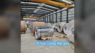 耐久性のあるアルミニウム天井シート 30 年保証