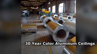 耐久性のあるアルミニウム天井シート 30 年色
