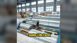 1060 アルミニウム コイル LED ヒートシンク ソリューション