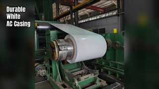 ACユニット用アルミコイル 耐久性のある白色コーティング