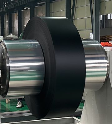 合金3004 アルミニウムストライプ 黒色 コーティング アルミニウムコイル 1.00mm 厚さ 300mm 幅 チャンネルレター製造に使用