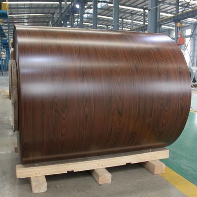 床の装飾のための木のパターンで,プリペイント色でコーティングされたアルミコイル