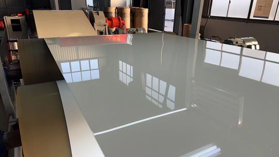 0.75mm X 48' 合金3105 キナー PVDF マットグレー Ral 7046 アルミニウム屋根シートのための色彩前塗装アルミニウムコイル