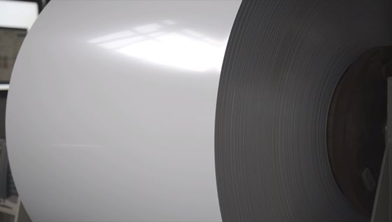 ACP - アルミプラスチック複合板合金1100 H14 0.18mm X 1000mm Ral 9016 カラーコーティング アルミシート