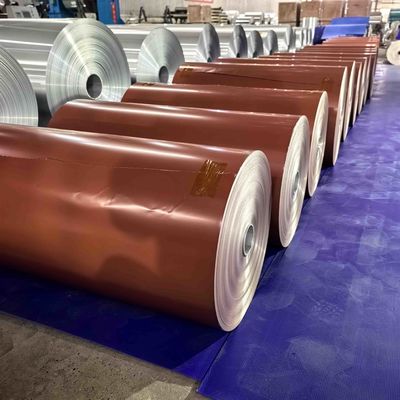 塗装されたラックポリエステル AA8011 O 建築物隔熱構造に使用される0.08-0.11mm