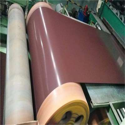 Alloy3105 0.28mm厚い幅133mm幅のアンチスクラッチ塗料は、ローリングシャッタードアカーテンの目的のための事前塗装アルミニウムストリップ