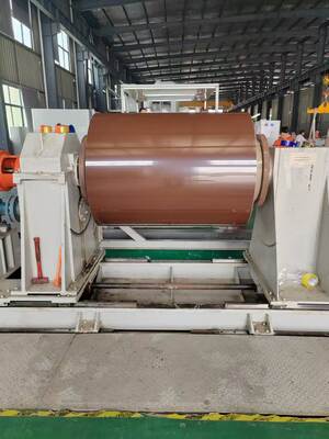 屋根用色塗装アルミニウムシート合金3105 PPG塗料 キナー PVDFマットグレー Ral 7046 プリペイントコイル 0.05 インチ厚 49 インチ幅