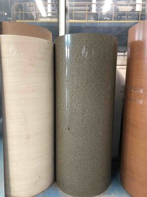 屋根用耐久性アルミシート 厚さ1ミリ合金3105H24 耐久性のある耐候性のためにPVDF塗料コーティングを備えたプリペイントコイル